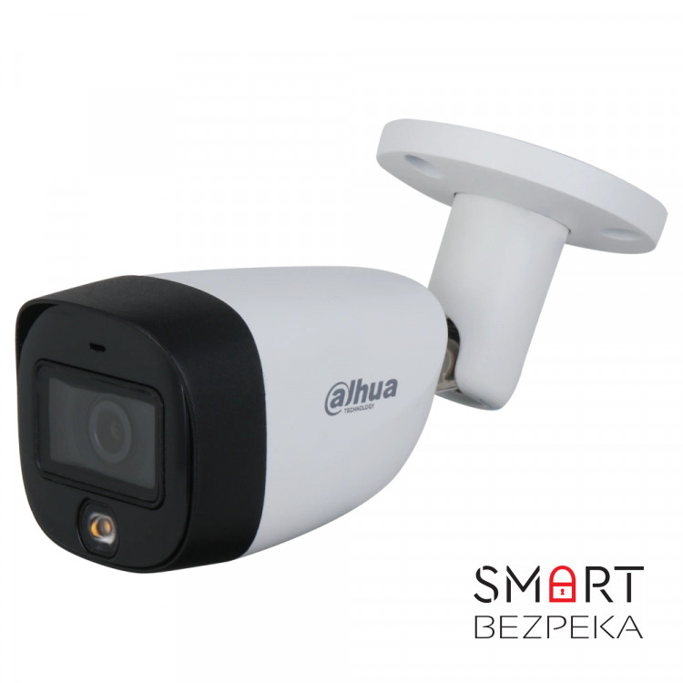 HDCVI відеокамера Dahua 2 Мп DH-HAC-HFW1200CMP-IL-A (2.8 мм) з подвійним підсвічуванням для системи відеонагляду