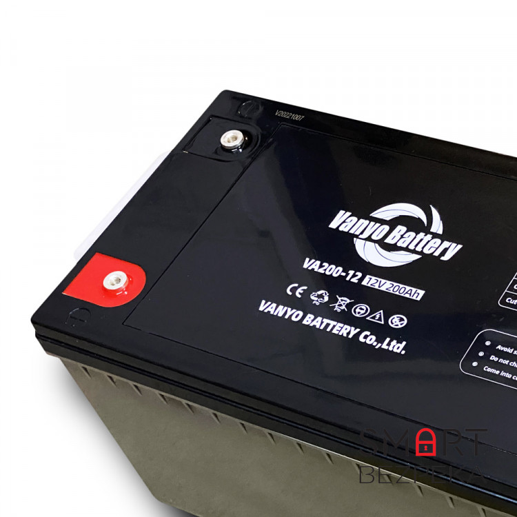 Акумулятор гелевий Vanyo VA200-12 GEL 200 А·год 12В