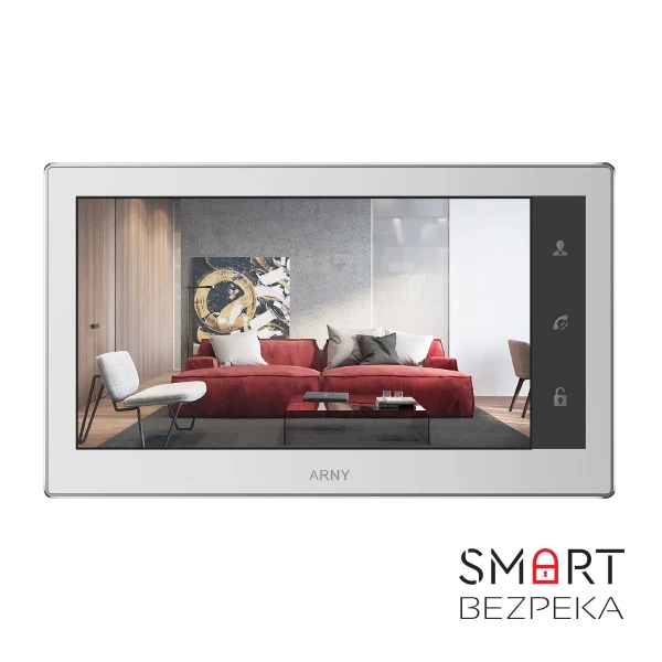Комплект видеодомофона Arny AVD-740 (2Mpx) white + Tantos Triniti HD
