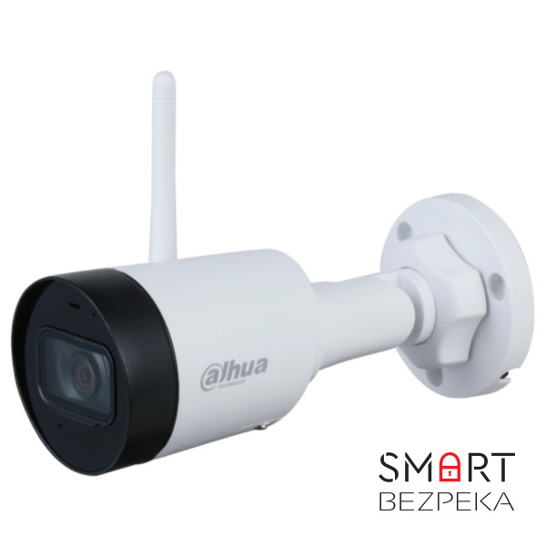 IP-відеокамера 4 Mп Dahua DH-IPC-HFW1430DS1-SAW (2.8 мм) з Wi-Fi та вбудованим мікрофоном для системи відеоспостереження (MicroSD Dahua 64Gb в подарунок)