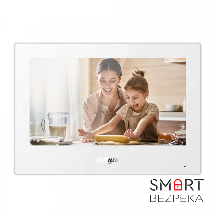 IP-відеодомофон з Wi-Fi 7" Dahua DHI-VTH5321GW-W