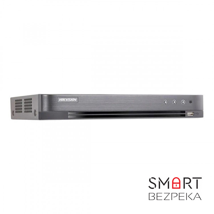 HD-TVI відеореєстратор 8-канальний Hikvision iDS-7208HQHI-M2/S(C) з підтримкою детекції облич для системи відеонагляду