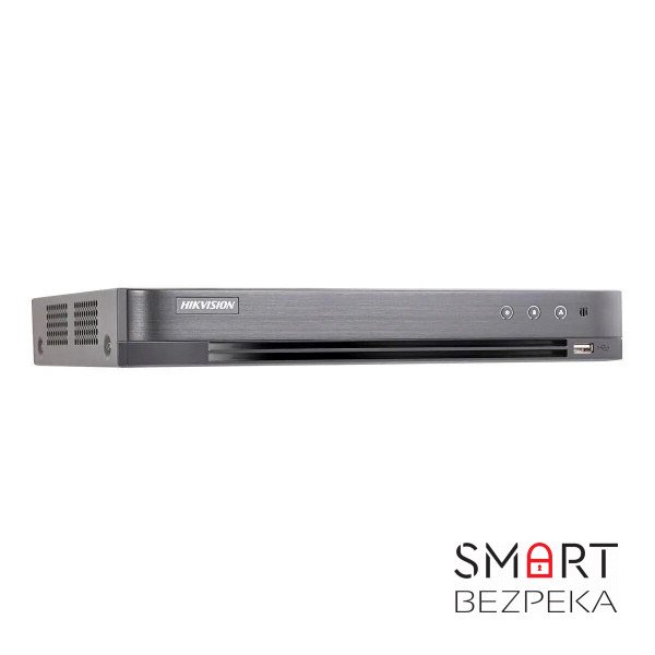 HD-TVI відеореєстратор 8-канальний Hikvision iDS-7208HQHI-M2/S(C) з підтримкою детекції облич для системи відеонагляду