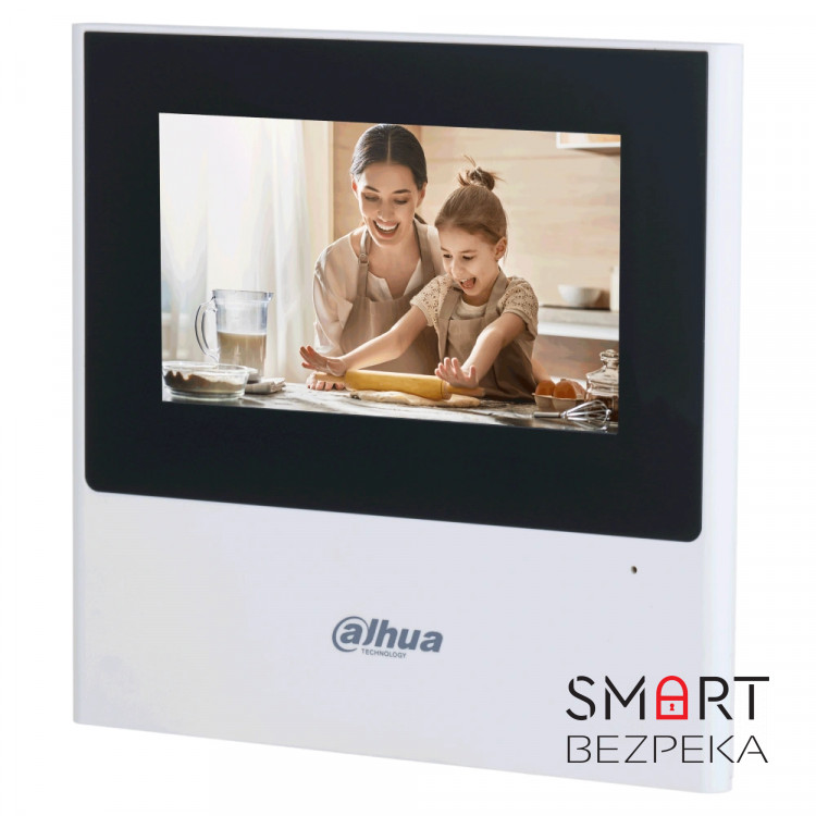 IP-відеодомофон з Wi-Fi 4.3" Dahua DHI-VTH2611L-WP