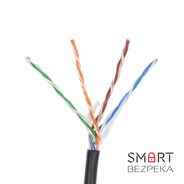 Кабель звита пара GoldMine GM UTP 4*2*24AWG(0,51) СU CAT.5E PE (UTP мідь зовнішній) бухта 305 м