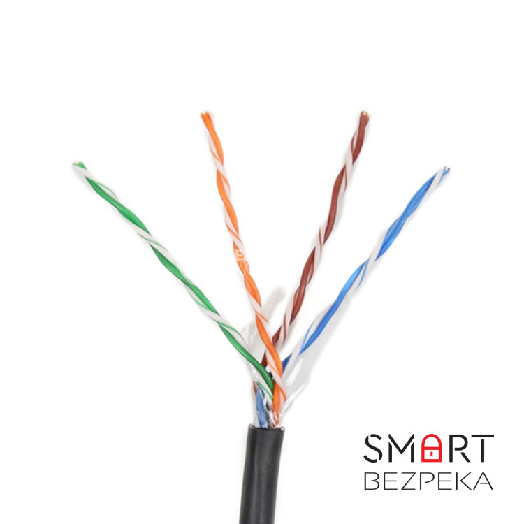 Кабель витая пара GoldMine GM UTP 4*2*24AWG(0,51) СU CAT.5E PE (UTP медь внешний) бухта 305 м