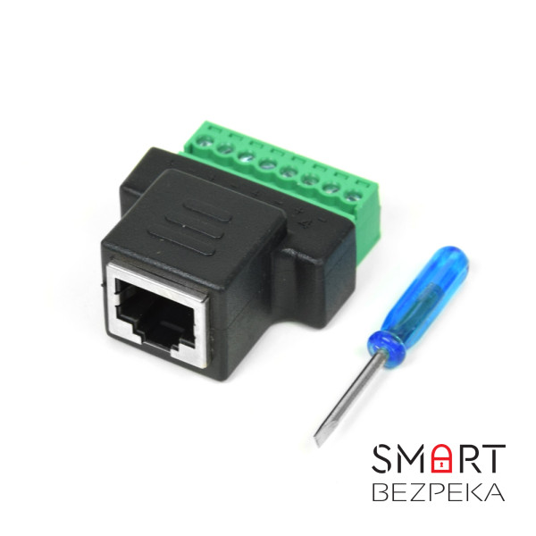 Конектор RJ45 під затискач (female)