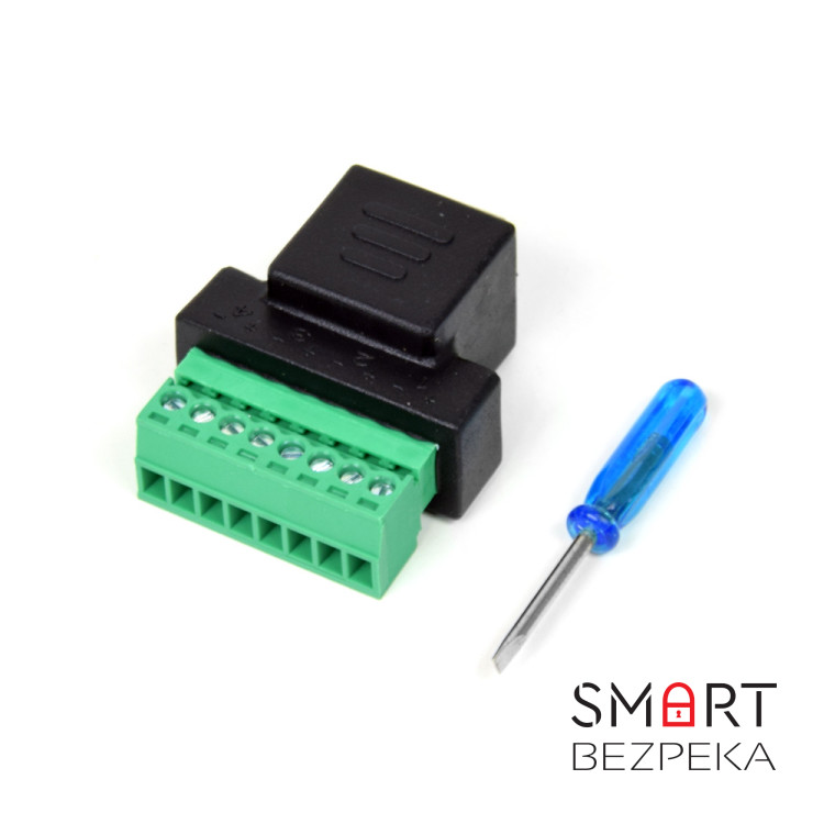 Коннектор RJ45 под зажим (female)