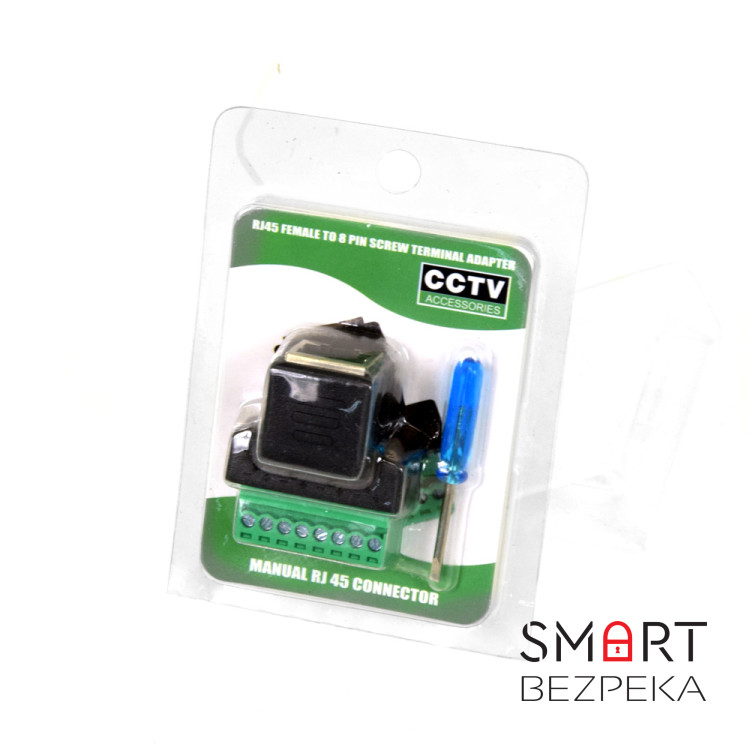 Коннектор RJ45 под зажим (female)