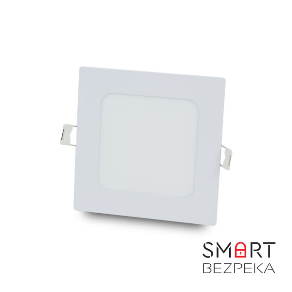 Світильник світлодіодний LIGHTWELL LW-SQ-RCD-9 9 W квадрат, вбудований