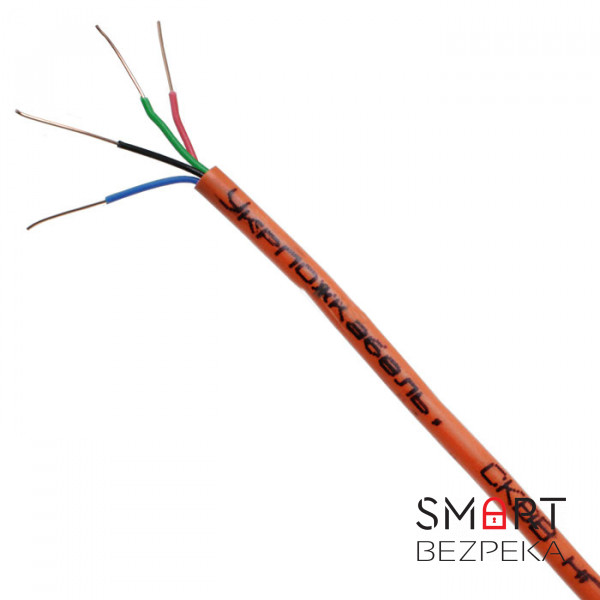 Вогнестійкий сигнальний кабель СКВВтнг-LS (ПСВВтнг-LS) 4х0,4 (1 метр)