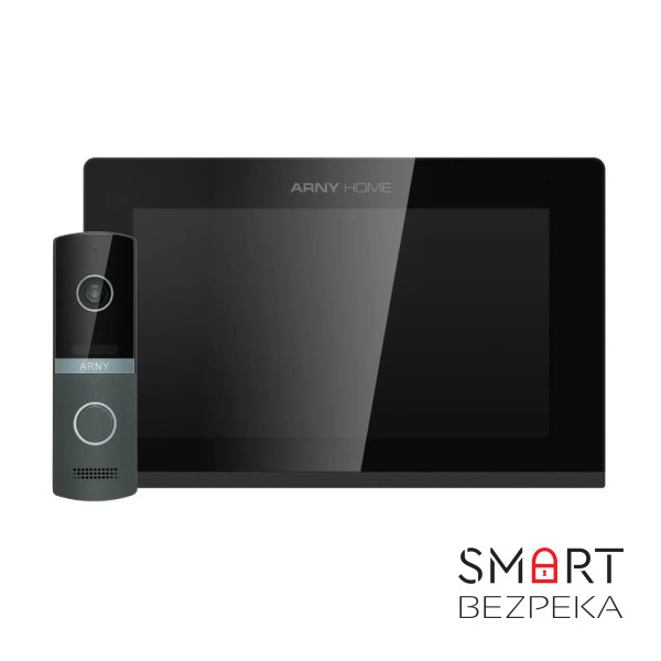 Комплект відеодомофона ARNY AVD-7423A Black + AVP-NG230 2Мп Graphite