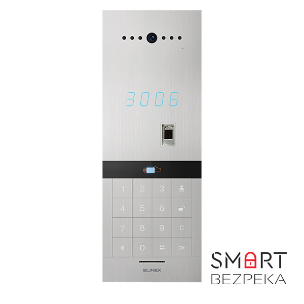 Вызывная видеопанель Slinex Sitara Bio (silver) для IP-домофонов
