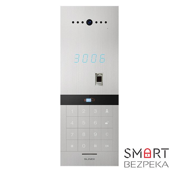 Відеопанель виклику Slinex Sitara Bio (silver) для IP-домофонів