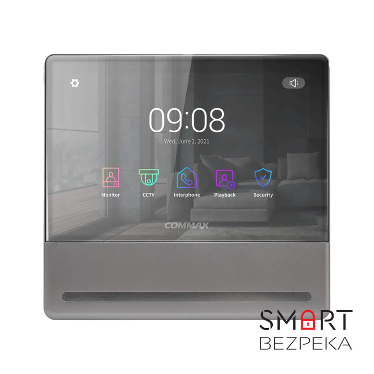 Видеодомофон 7" Commax CDV-70QT Silver