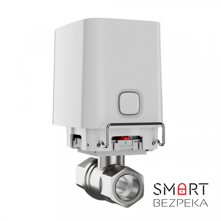 Кран перекриття води Ajax WaterStop 1" white з дистанційним керуванням