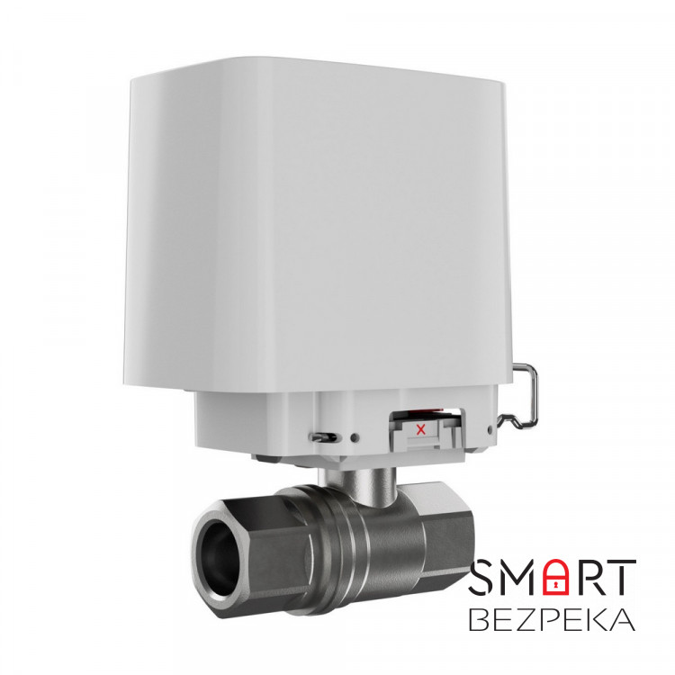 Кран перекриття води Ajax WaterStop 1" white з дистанційним керуванням