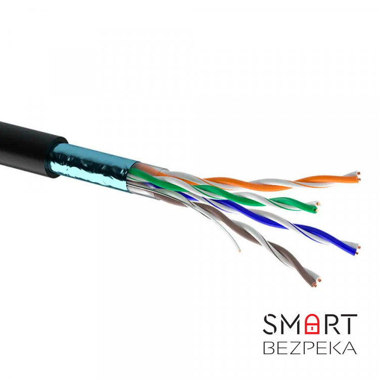 Кабель витая пара Одескабель OK-Net КППЭ-ВП (100) FTP кат.5е, 4х2х0.51 (FTP медь наружный) (1 метр)