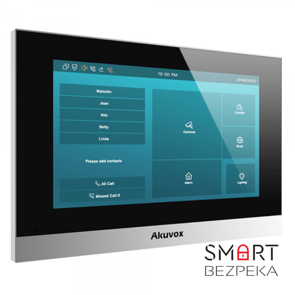IP-видеодомофон 7" Akuvox C313N black