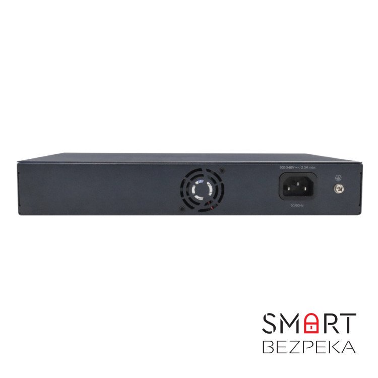 Некерований PoE-комутатор Provision-ISR PoES-08120GCL+2Combo гігабітний з 8 портами PoE