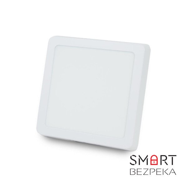 Світильник світлодіодний LIGHTWELL LW-SQ-SRF-12 12 W квадратний накладний