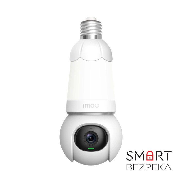 PTZ камера-лампочка 5 Мп с Wi-Fi для риміщення Imou IPC-S6DP-5M0WEB-E27 з вбудованим мікрофоном