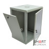 Шкаф серверный SteelNet 15U 600 x 500 для сетевого оборудования (стекло, серый)