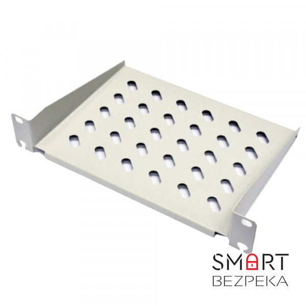 Полка консольная CMS UA-SHC160g 10" 1U 160 мм серая