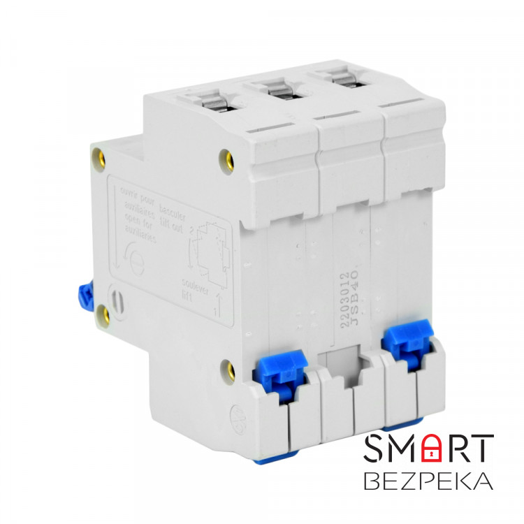 Автоматичний вимикач Lightwell MCB 3P 63A (DZ-47-63 C63)