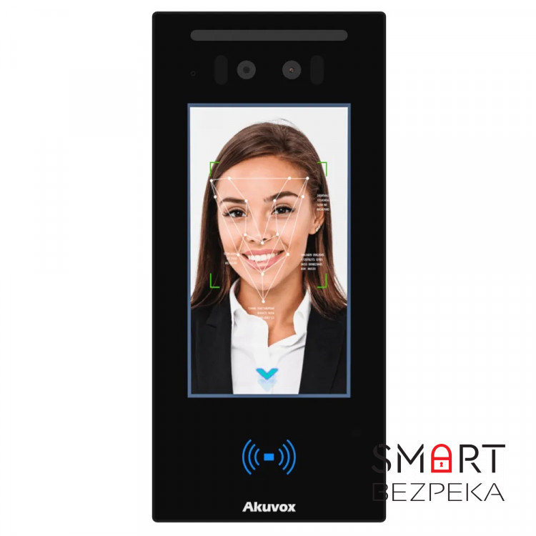 Терминал контроля доступа Akuvox A05C (распознавание лиц, NFC, BLE)