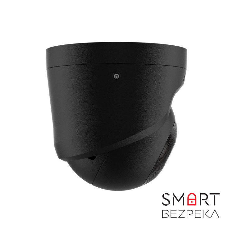 IP-видеокамера Ajax TurretCam (5 Мп/2.8 мм) black, проводная с разрешением 5 Мп и углом обзора до 110°