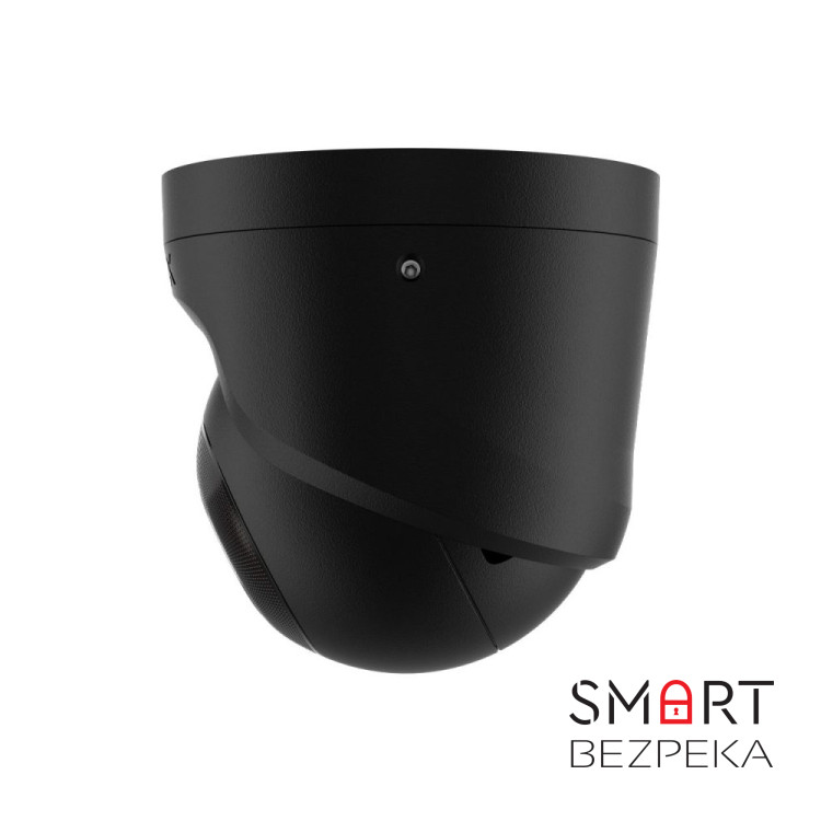 IP-відеокамера Ajax TurretCam (5 Мп/2.8 мм) black, дротова з роздільною здатністю 5 Мп і кутом огляду до 110°