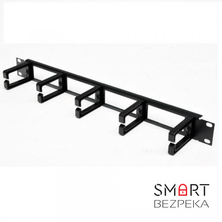 Кабельний організатор 1U з 5 пластиковими кільцями UA-CMS-CM-05
