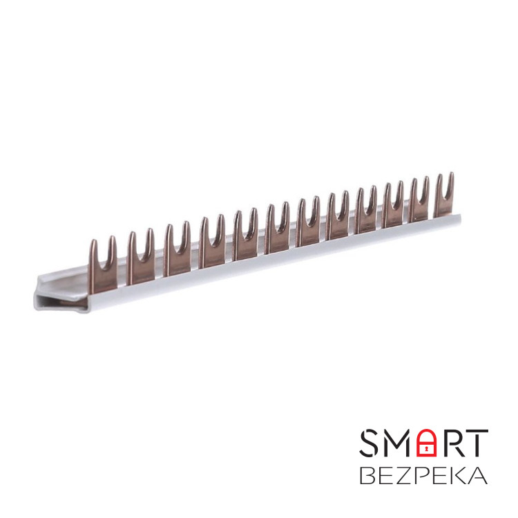 Шина вилкова Hager KDN163A 1P 10мм² 12M