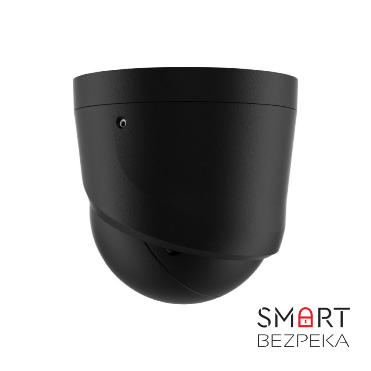 IP-відеокамера Ajax TurretCam (8 Мп/2.8 мм) black, дротова з роздільною здатністю 8 Мп і кутом огляду до 110°