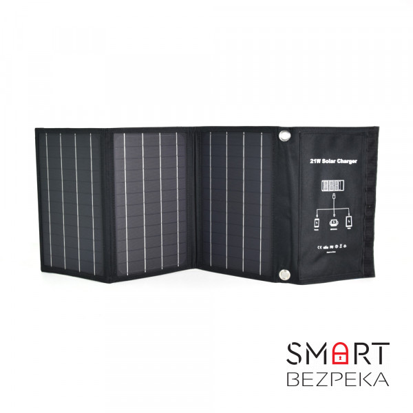 Портативна сонячна панель New Energy Technology 21W Solar Charger