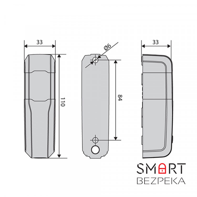 Фотоэлементы BFT COMPACTA A20 инфракрасные с поворотными линзами