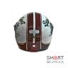 Мотошолом відкритий Beon B-108A ABS SUPER SPORT SHINY CREAM/RED (глянець кремовий/червоний), розмір XL