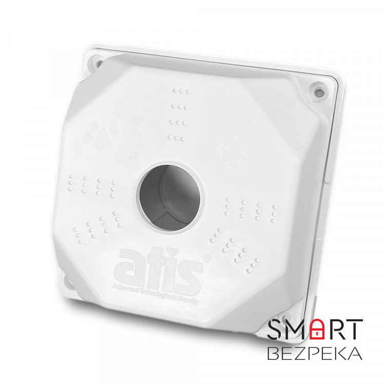 Кронштейн універсальний - монтажна коробка ATIS AB-Q130 біла