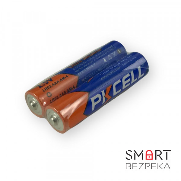 Батарейка PKCELL Ultra Alkaline AAA LR03 1.5V, 2шт./плівка