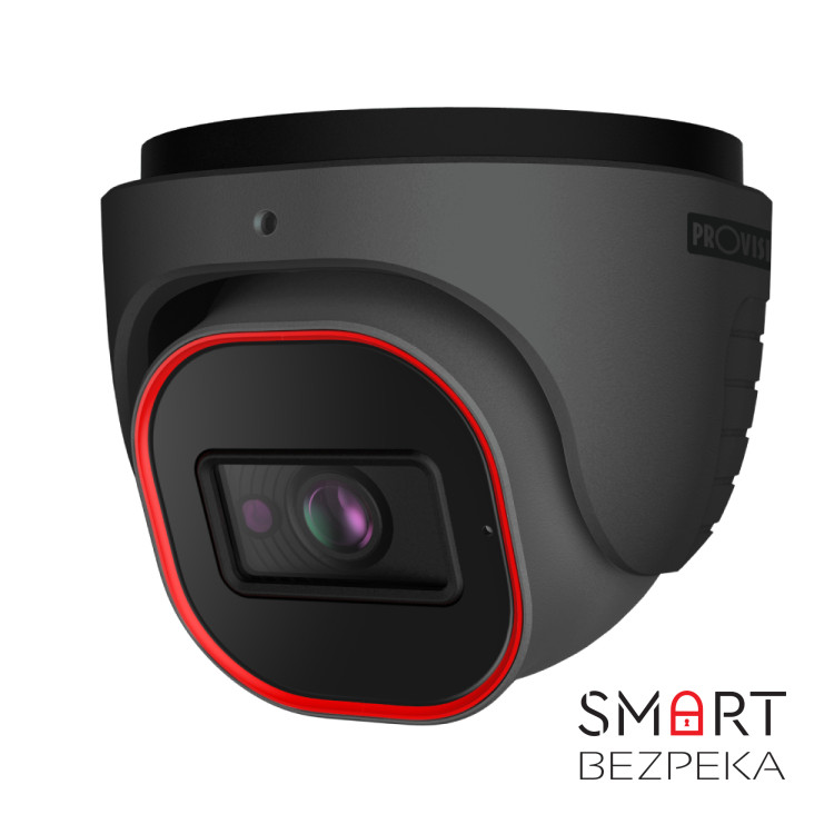 IP-відеокамера 2 Мп Provision-ISR DI-320IPSN-VF-V2 (2.8-12 мм) з вбудованим мікрофоном і відеоаналітикою для системи відеонагляду