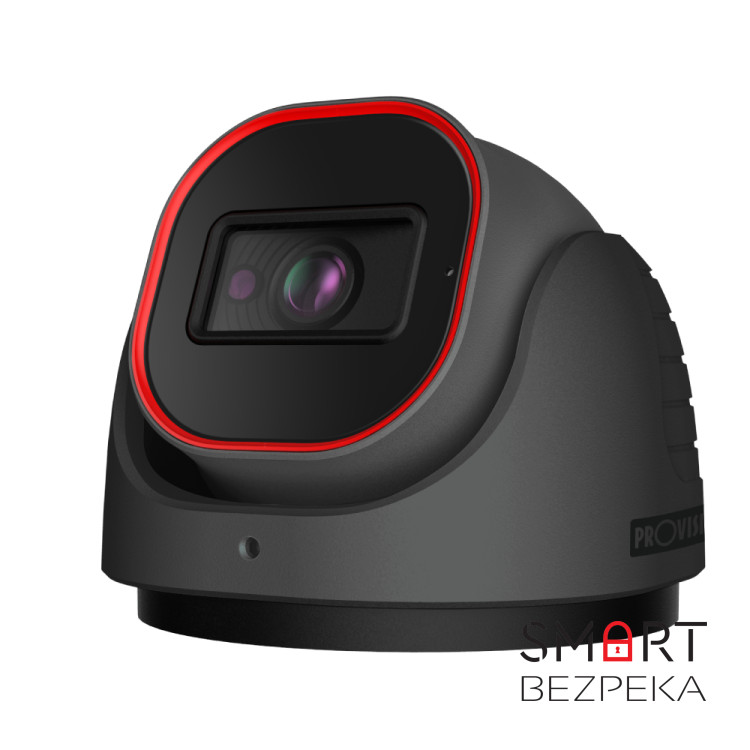 IP-відеокамера 2 Мп Provision-ISR DI-320IPSN-VF-V2 (2.8-12 мм) з вбудованим мікрофоном і відеоаналітикою для системи відеонагляду