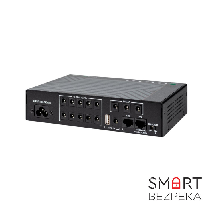 Источник бесперебойного питания GreenVision GV-702-UPS-DC18-100W для Wi-Fi роутеров со встроенным аккумулятором