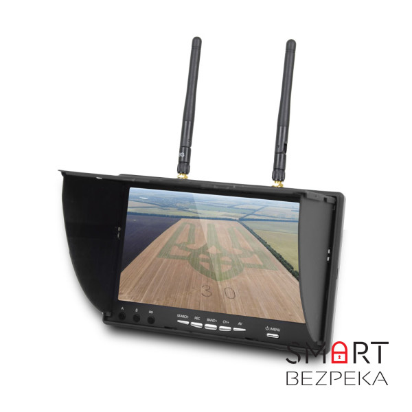 Монітор FPV LCD 7 дюймів із вбудованим приймачем 5.8 GHz для квадрокоптера