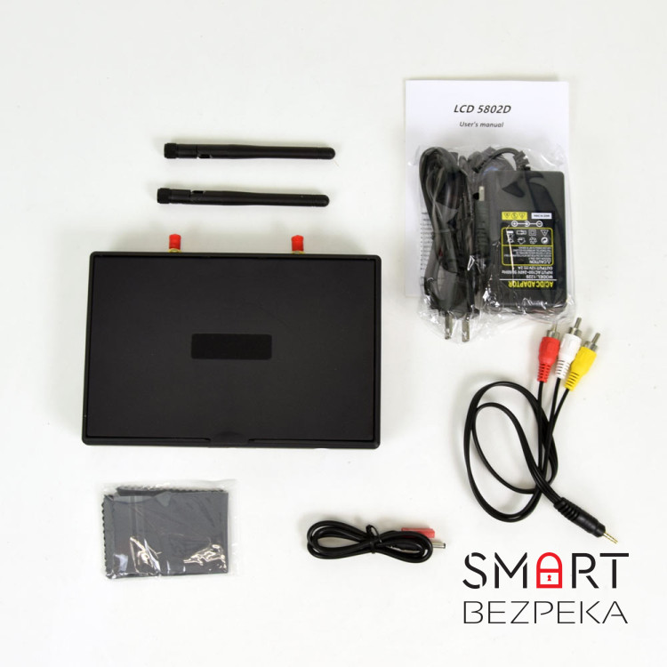 Монітор FPV LCD 7 дюймів із вбудованим приймачем 5.8 GHz для квадрокоптера