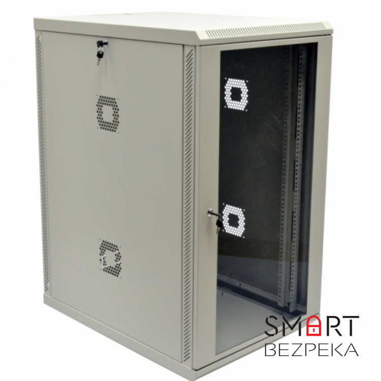 Шафа серверна CMS 21U 600 х 800 х 1040 UA-MGSWA218G для мережевого обладнання