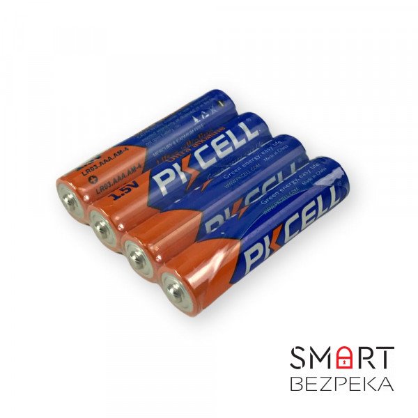 Батарейка PKCELL Ultra Alkaline AAA LR03 1.5V, 4шт./пленка