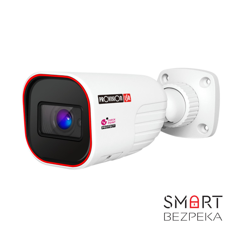 IP-видеокамера 2 Мп Provision-ISR I4-320IPSN-VF-V4 (2.8-12 мм) cо встроенным микрофоном и видеоаналитикой для системы видеонаблюдения