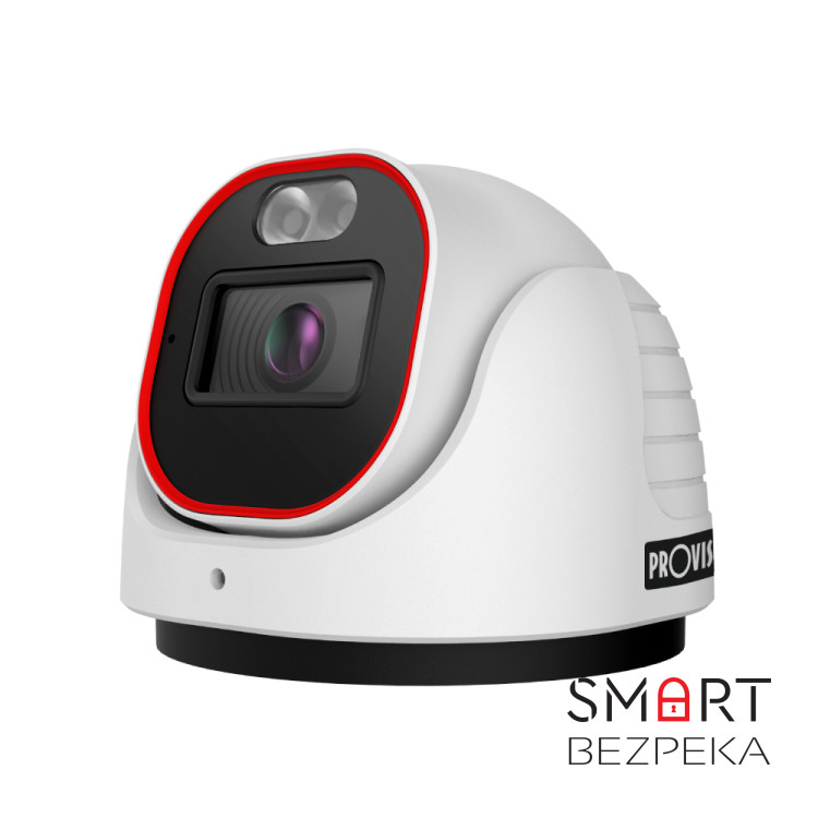 IP-відеокамера 4 Мп Provision-ISR DV-340SRN-28 (2.8 мм) із вбудованим мікрофоном та відеоаналітикою для системи відеоспостереження