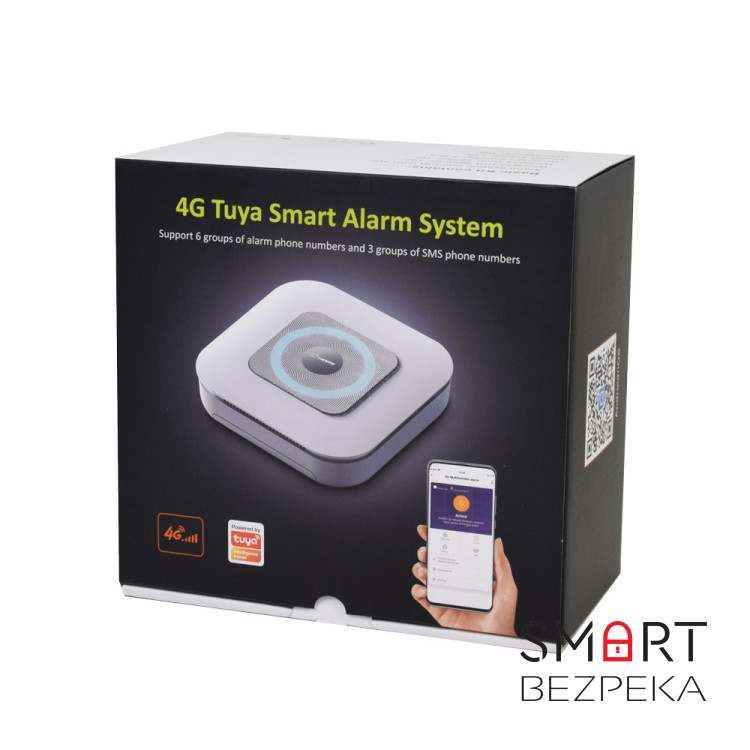 Комплект бездротової 4G сигналізації ATIS Kit 4G 400T з підтримкою застосунку Tuya Smart